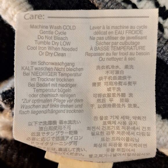 Smartwool Beanie UNISEX OS Black Grey Cream Outdoor Gorpcore Winter Merino Wool - Picture 6 of 6